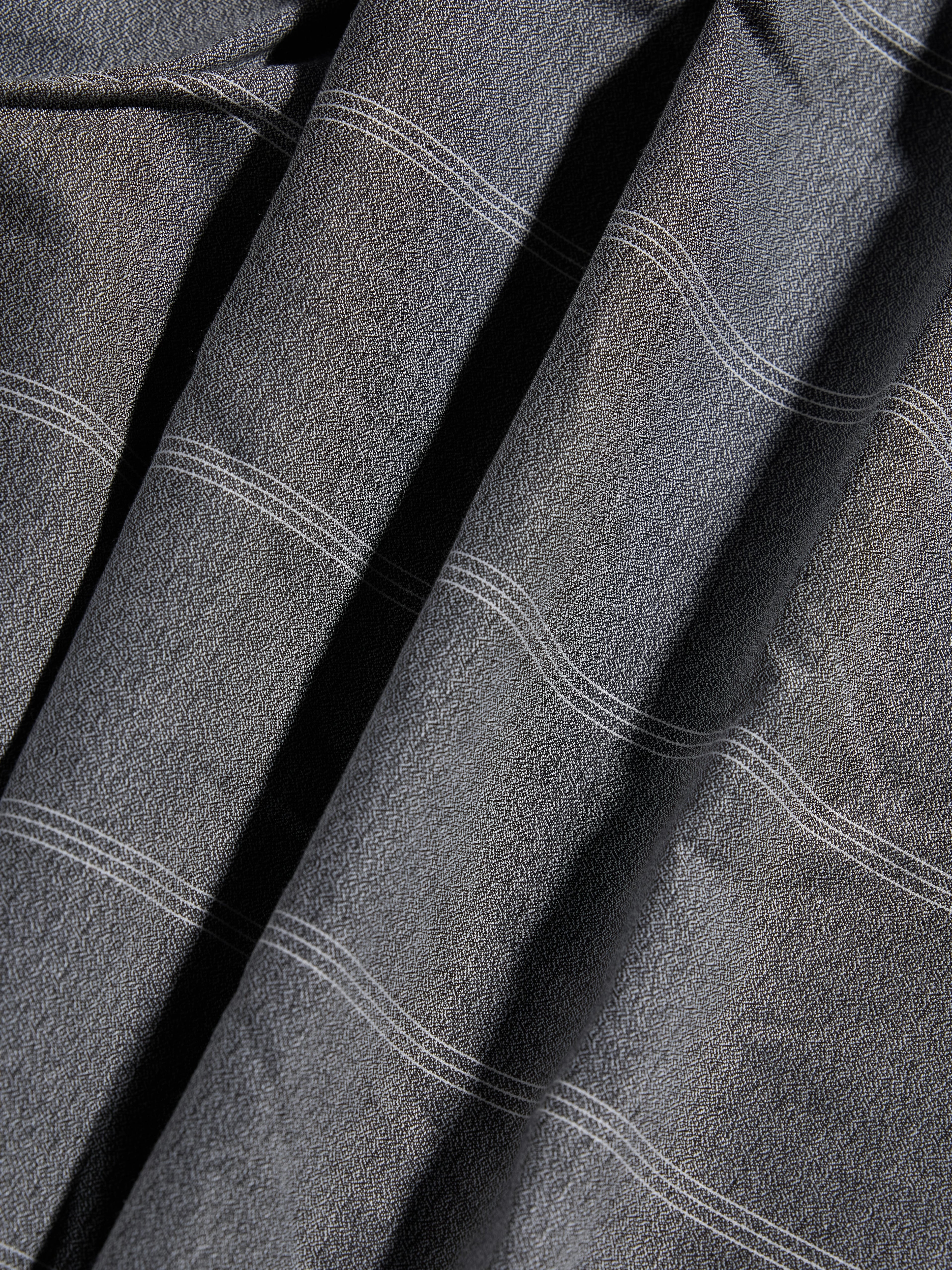 Montclair - Grey Cotton Slim Fit Shirt